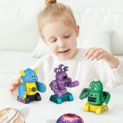 Smart Builders Ruimte Monster Speelgoed 5-in-1 Set - Magnetische Bouwset - 1.5-5 Jaar Jongens Meisjes 17 Smart Builders Ruimte Monster Speelgoed 5-in-1 Set - Magnetische Bouwset - 1.5-5 Jaar Jongens Meisjes -bouwsets Verkoopwinkel 550x550 308