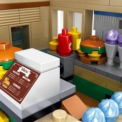 Zhe Gao Nanoblock, Brickkies®, Hamburgerwagen, 638 Bouwblokjes -bouwsets Verkoopwinkel 550x550 321