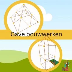 KidZzz® XXL Gigafort Hut Bouwen Speelgoed - Uitbreidingsset - Constructiespeelgoed - Extra Lange Stokken - Bouwset - Speeltent -45 Stuks 7 KidZzz® XXL Gigafort Hut Bouwen Speelgoed - Uitbreidingsset - Constructiespeelgoed - Extra Lange Stokken - Bouwset - Speeltent -45 Stuks -bouwsets Verkoopwinkel 550x550 5