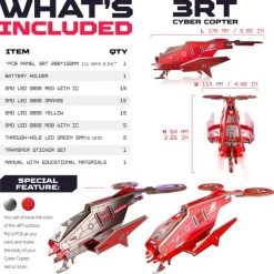 Geekclub - Cyber Copter - Excl. Tools - Solderen - Electronica -bouwsets Verkoopwinkel 550x550 82