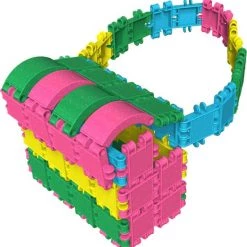 Clics Bouwblokken– DUURZAAM SPEELGOED Gemaakt Van GERECYCLEERDE Kunststof- Glitter Bouwset 8 In 1 - Speelgoed 4,5,6,7,8 Jaar Jongens En Meisjes- Educatief Speelgoed- Montessori Speelgoed- Constructie Speelgoed -bouwsets Verkoopwinkel 550x560