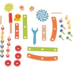Merkloos Constructiespeelgoed Workshop - Speelgoedgereedschapsset - Houten Bouwset - 49 Stuks 9 Merkloos Constructiespeelgoed Workshop - Speelgoedgereedschapsset - Houten Bouwset - 49 Stuks -bouwsets Verkoopwinkel 550x575 6