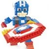 Wise Hawk Creboblocks Captain America 499 Nanoblocks