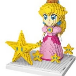 Wise Hawk Creboblocks Princess Peach 1484 Nanoblocks