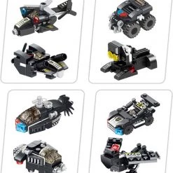 Panlos Brick Panlos ME-set (25 In 1) - Bouwset - Compatibel Met Grote Merken - Politie - Helicopter - Auto - Truck -bouwsets Verkoopwinkel 550x608 7
