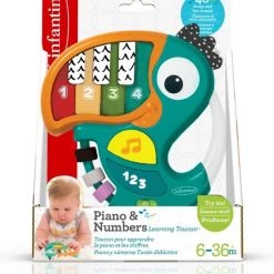 Infantino - Piano Toekan Spelen En Leren Rekenen - Activiteiten Speelgoed - - -bouwsets Verkoopwinkel 550x611