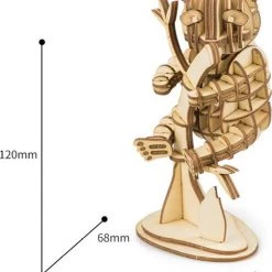 Robotime Modern 3D Houten Puzzel Panda 12 Robotime Modern 3D Houten Puzzel Panda -bouwsets Verkoopwinkel 550x622