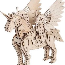 Mr. PlayWood Bouwpakket Eenhoorn Klein Mechanisch- Hout