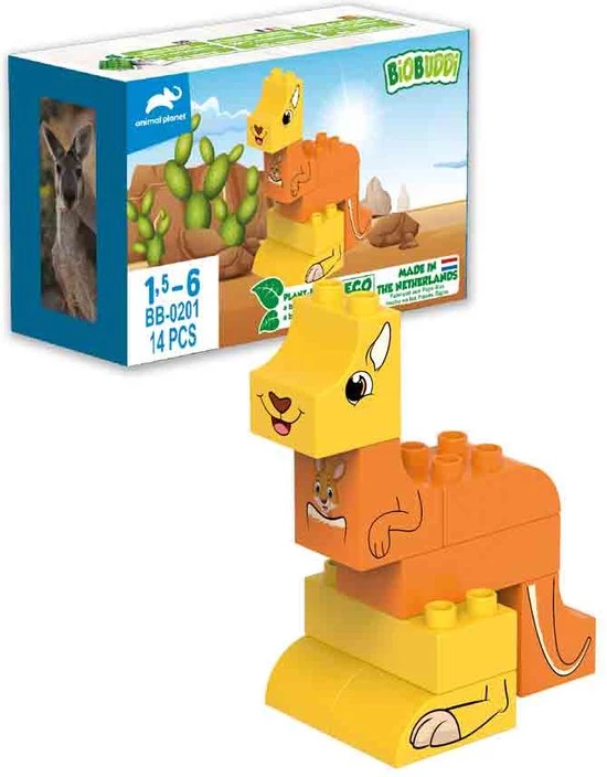 BioBuddi - Animal Planet - Kangaroo (BB-0201) 2 BioBuddi - Animal Planet - Kangaroo (BB-0201) - Afbeelding 2