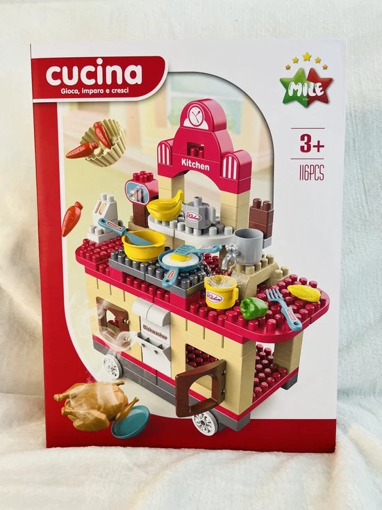 Mile Star Milestar-bouwset-kinderkeuken-sint-cadeau-creatief-116pcs 1 Mile Star Milestar-bouwset-kinderkeuken-sint-cadeau-creatief-116pcs