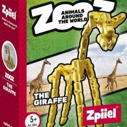 Zpiiel - ZooZ Giraffe - Constructiespeelgoed - Unieke Bouwelementen Met Kogelgewrichten - Creatief Spelen - Fijne Motoriek