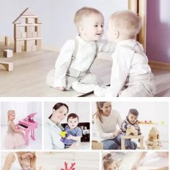 Onshine Massief Houten Bouwpakket 90 Delig Met Puzzel - Mijn Huisje -bouwsets Verkoopwinkel 550x740