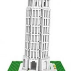 Wise Hawk Nanoblock, Brickkies®, Toren Van Pisa, 1073 Bouwblokjes