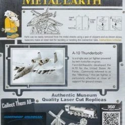 Metal Earth A-10 Warthog Modelbouwset 11 Metal Earth A-10 Warthog Modelbouwset -bouwsets Verkoopwinkel 550x772 2