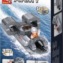 Sluban Army - Speedboot 3-in-1 -bouwsets Verkoopwinkel 550x799